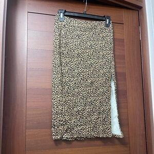 Forever 21 Leopard skirt